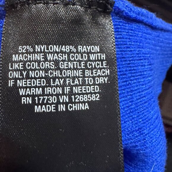 Mossimo Womens Size XS Blue Long Sleeve Sweater Nylon Blend - Picture 5 of 6